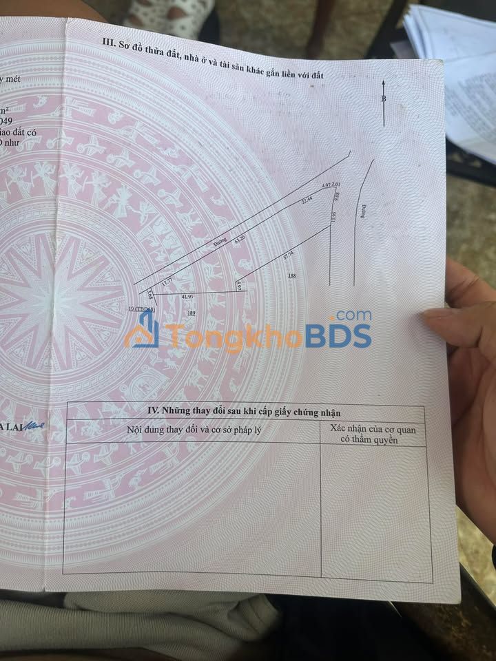 Đất nền Chư Sê Gia Lai 1800m² 2 tỷ - Sổ đỏ chính chủ