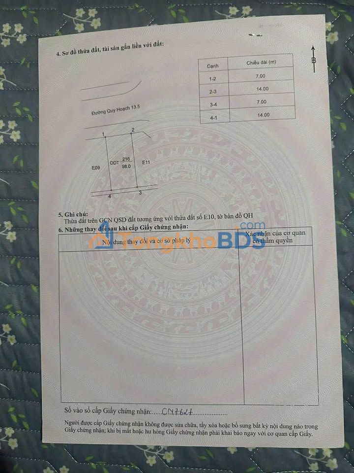 Đất nền Khu Đồng Sau Núi Hội Hợp 98m² 2,9 tỷ - Sổ đỏ chính chủ