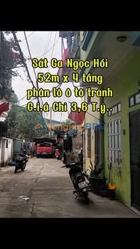 Nhà Phân Lô Ngọc Hồi 54m² 4 Tầng Ô Tô Vào Nhà - 3.6 Tỷ