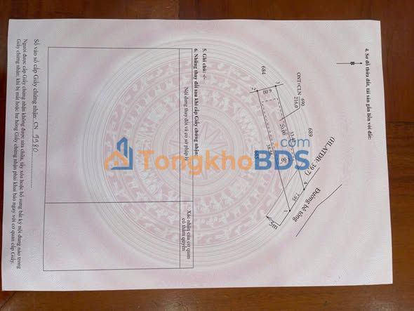 Bán Đất Dầu Tiếng 216m² Sổ Hồng Sẵn Sàng - Giá 4 Tỷ