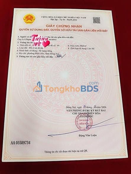 Đất Dĩ An 60m² Gần Ngã Tư Bình Trị - Kinh Doanh Sầm Uất