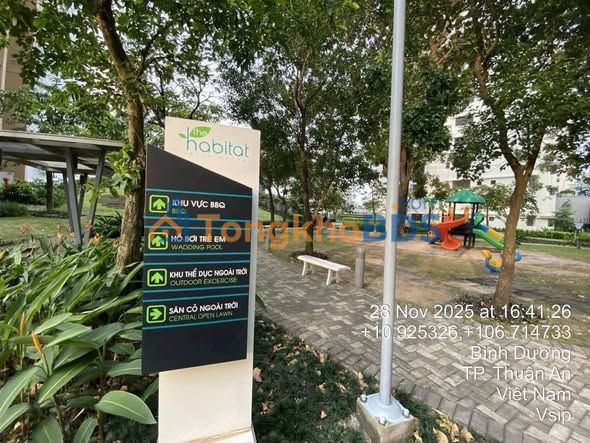 Apartment The Habitat 2 Thuận An 82m2 6 triệu - Bàn giao ngay