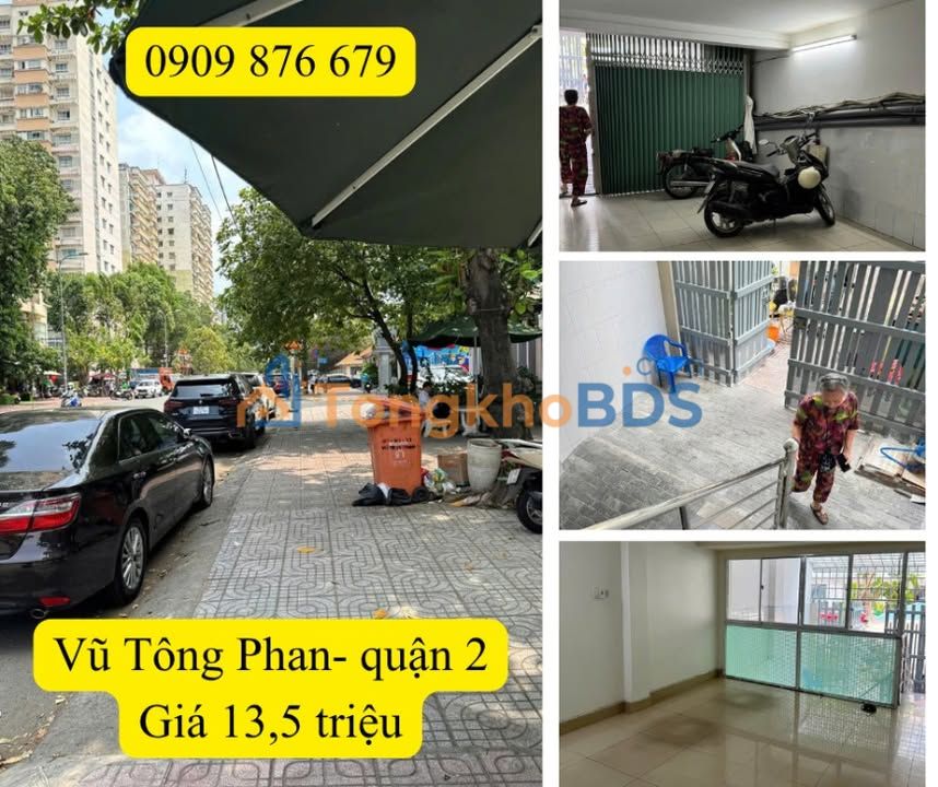 Văn phòng Vũ Tông Phan Q2 60m² 13.5 triệu - Sẵn sàng làm việc