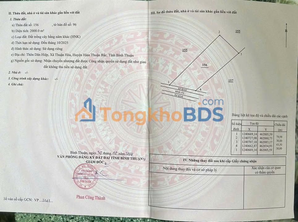 Đất vườn Thuận Hòa 720m² 400 triệu - Đầu tư dài hạn