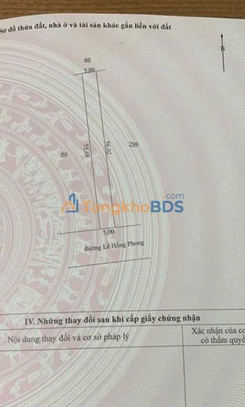 Đất nền Lê Hồng Phong Chư Sê 275m² 50.875 tỷ - Sổ đỏ chính chủ