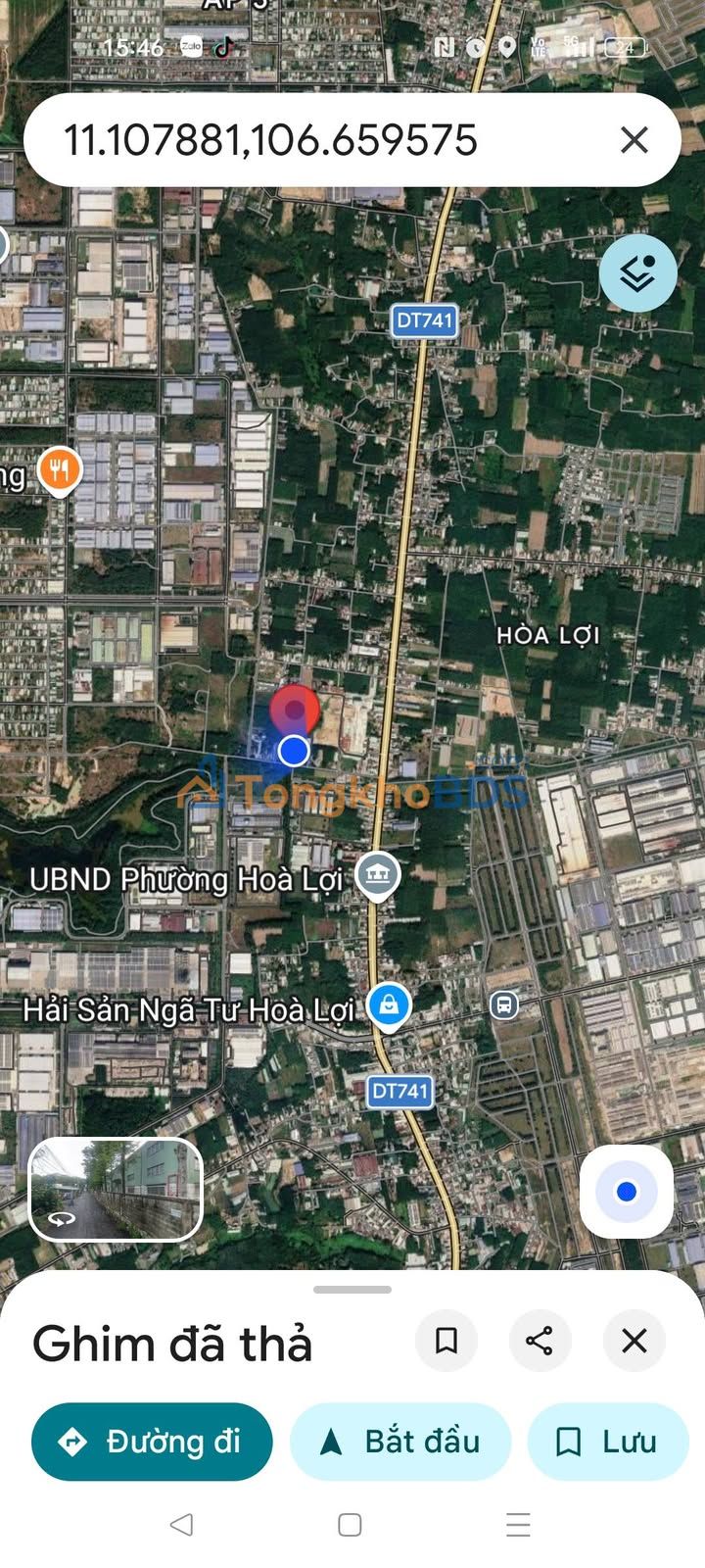 Đất nền Mỹ Phước 3 Bến Cát 234m² 1.899 tỷ - Đường to ô tô