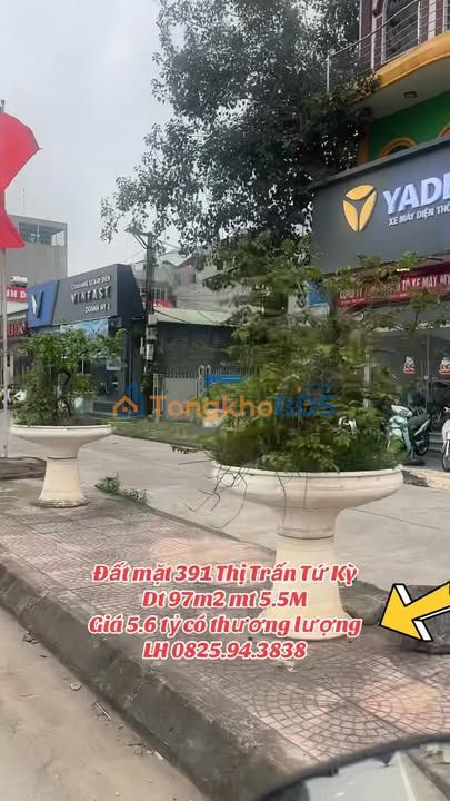 Đất nền Quang Khải Tứ Kỳ 97m² 5,6 tỷ - Sổ đỏ chính chủ