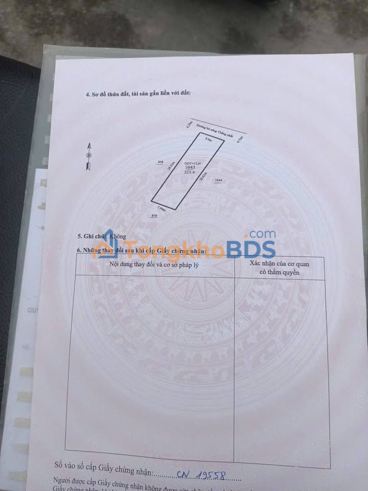 Đất nền Quảng Phú Thanh Hóa 224m² sổ đỏ, chia lô