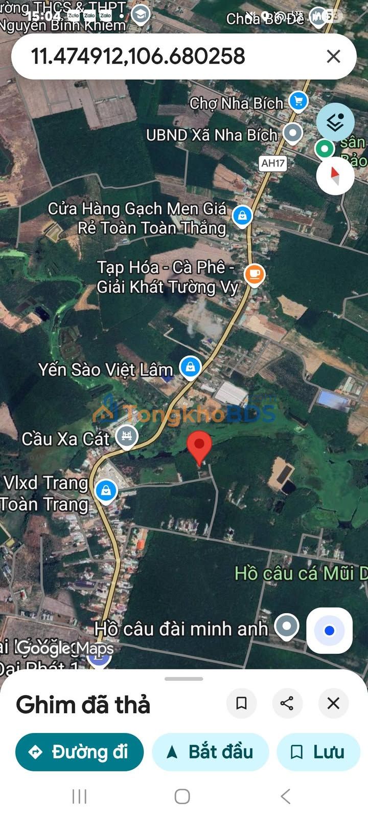 Đất nền QL14 Chơn Thành 360 triệu - Thổ cư 100%