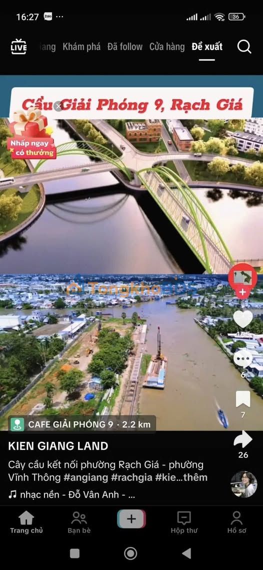 Nhà mặt tiền Rạch Giá Lộ Xe Tăng 120m2 1.5 tỷ - Chính chủ