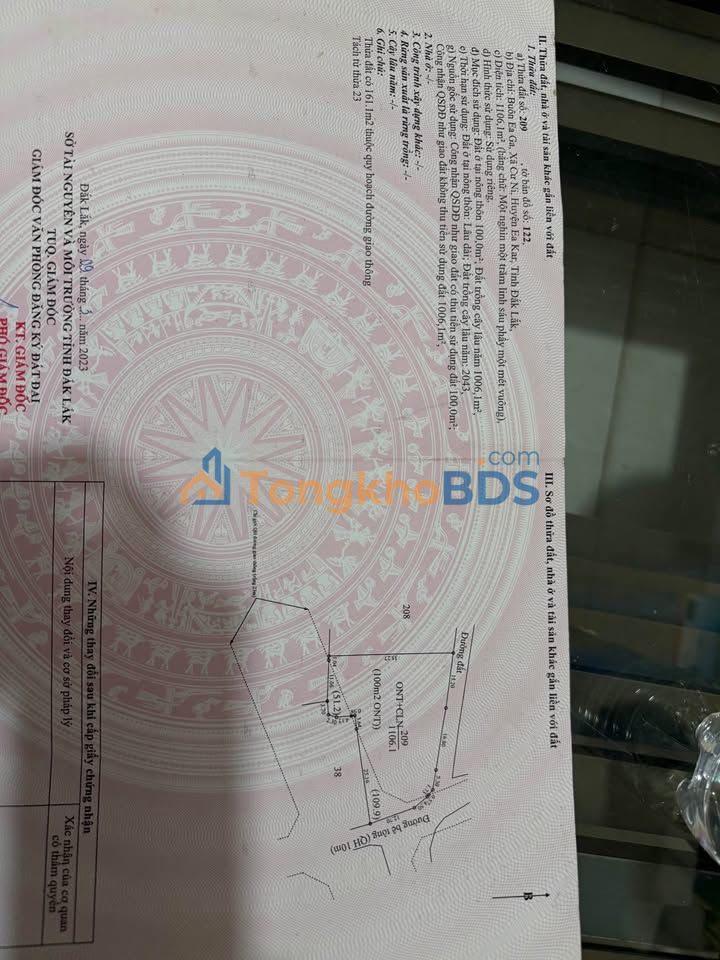 Đất 2 mặt tiền Ea Kar 350m² 1,495 tỷ - Đầu tư dài hạn