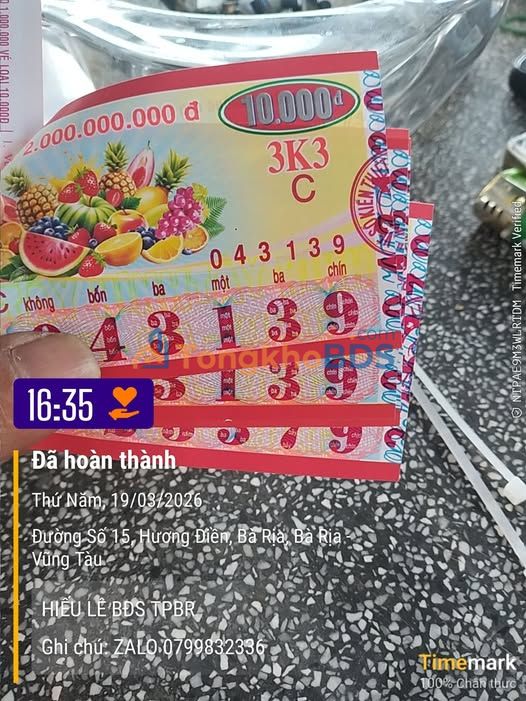 Đất Chu Văn An Bà Rịa 95m² 2.9 tỷ - Sổ đỏ chính chủ