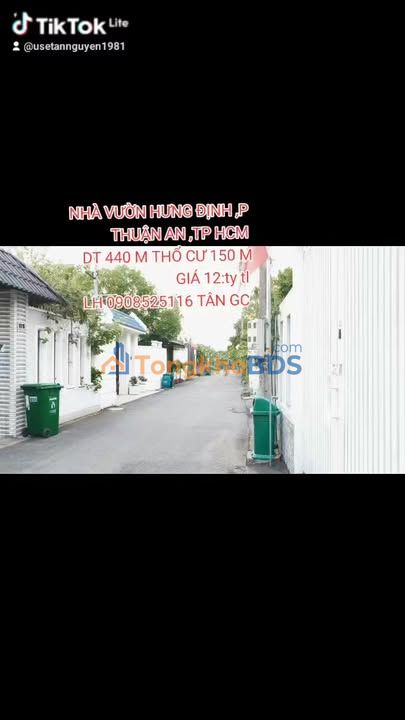 Nhà vườn Thuận An 440m² 12 tỷ - Sẵn sàng ở ngay