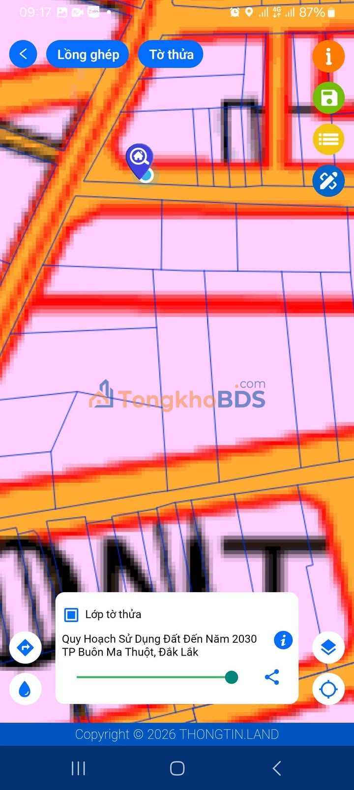 Đất nền Tân Lập Buôn Ma Thuột 105m² 1.55 tỷ - Sổ đỏ chính chủ