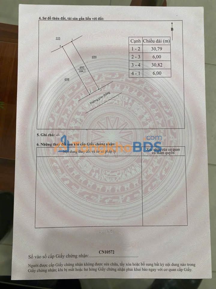 Đất Nền Phúc Xuân - 184m² - Sổ Đỏ Sẵn Sàng - Đầu Tư Sinh Lời