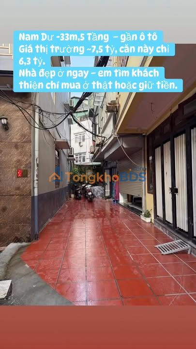 Nhà 5 Tầng Nam Đồng 33m² - Giá 6.3 Tỷ, Gần Ô Tô