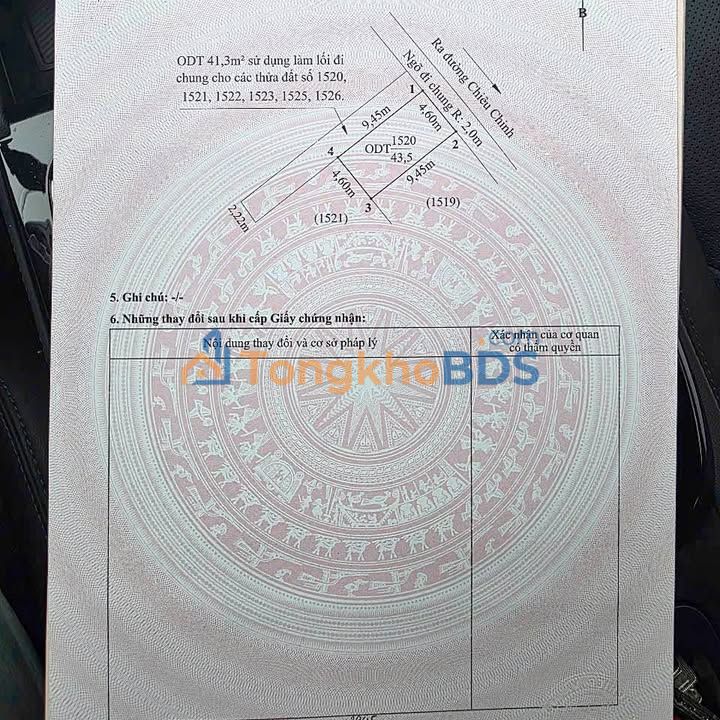 Đất Chiêu Chinh Kiến An 44m² 1,4 tỷ - Đường to ô tô
