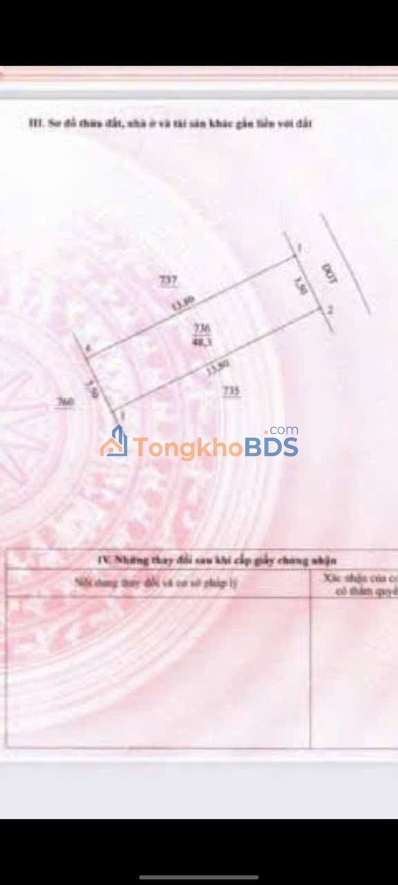 Đất Đồng Tháp Đan Phượng 48m² 3,05 tỷ - Đường to ôtô