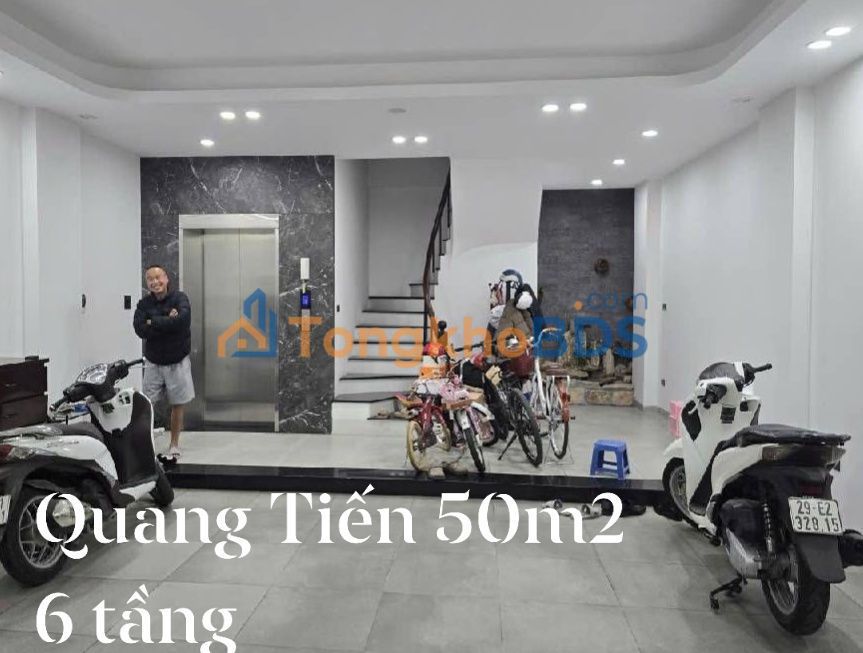Nhà phố Quang Tiến Tây Mỗ 50m² thỏa thuận - Ô tô tránh