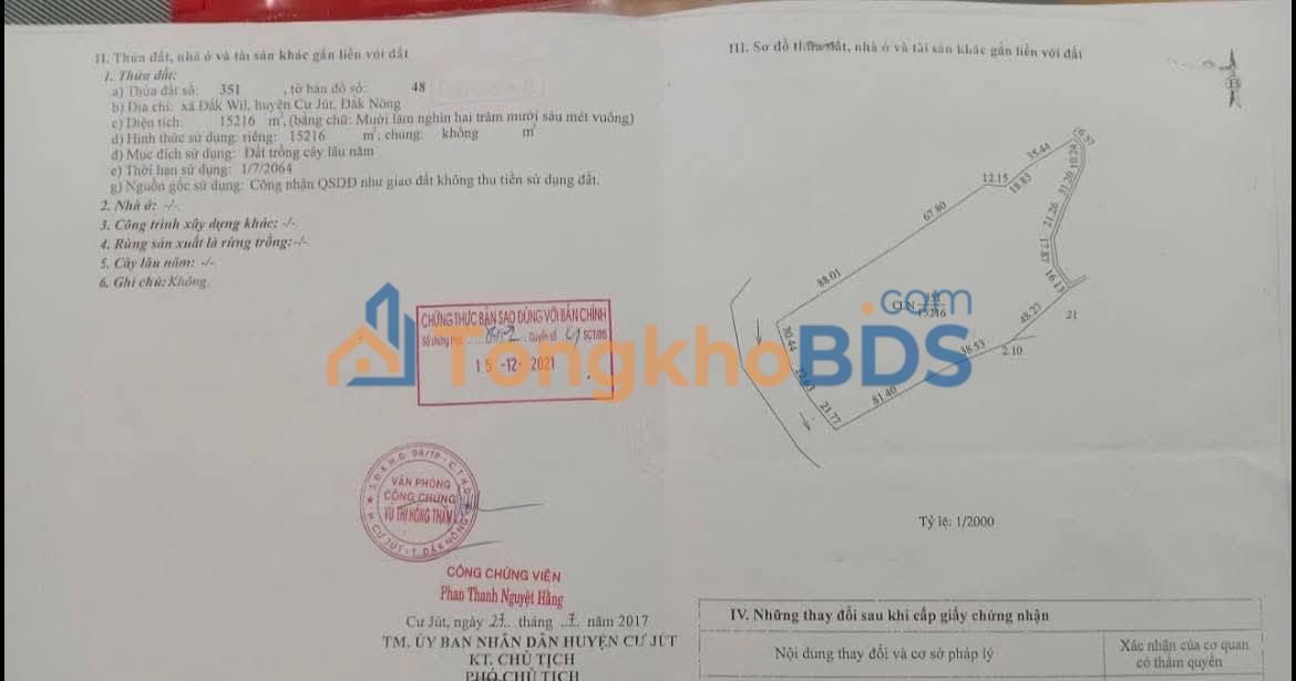 Đất vườn Thôn 8 Đắk Wil 2,1ha 7,58 tỷ - Sinh thái xanh