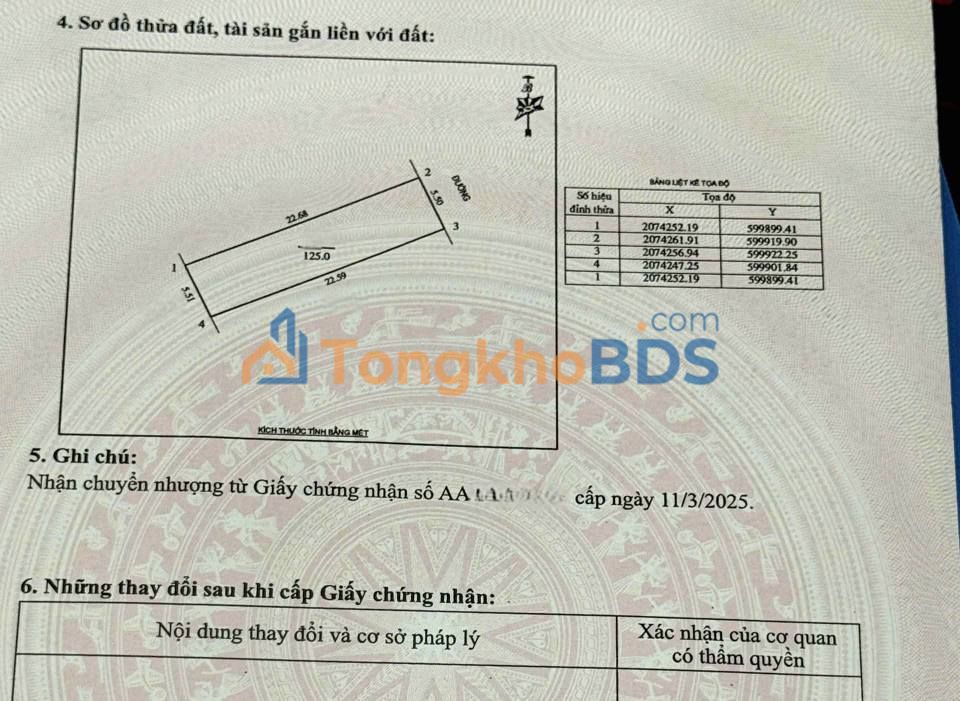 Đất nền Vinh Xóm 2 125m² 2.6 tỷ – Sổ đỏ chính chủ