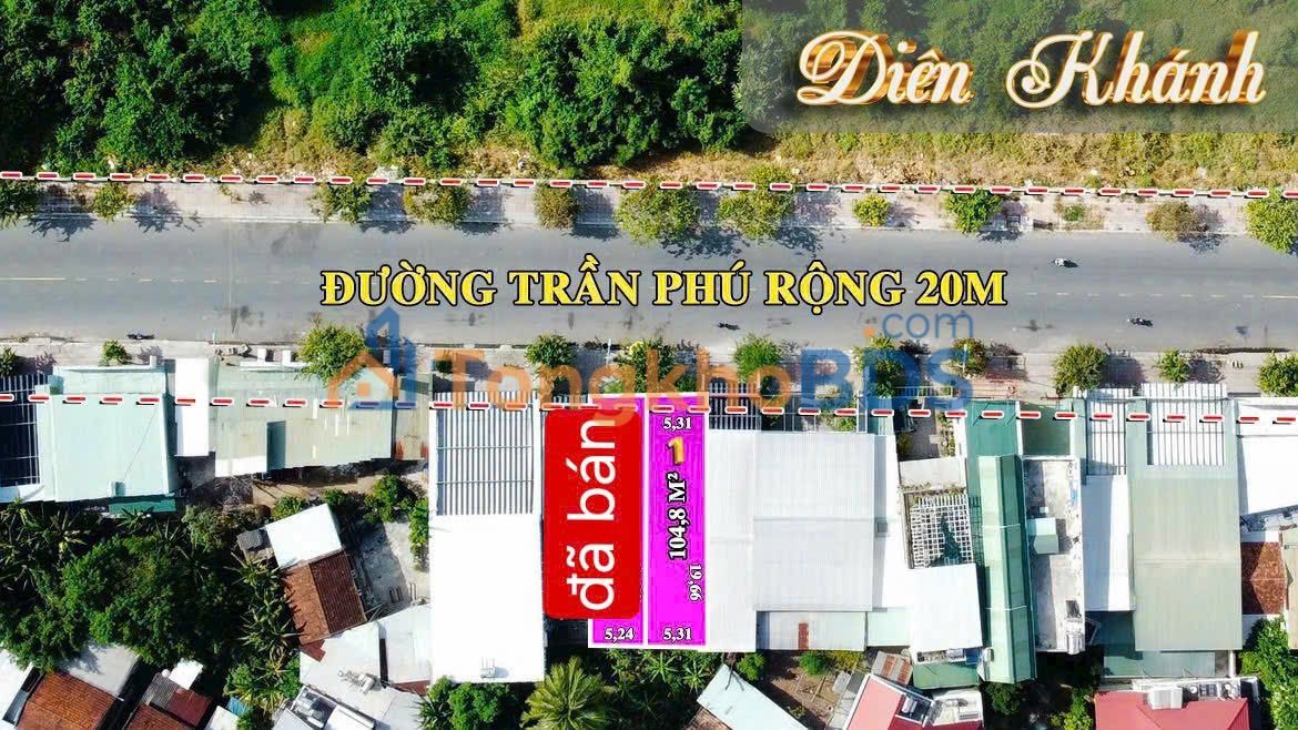 Đất Nền 100m² Bờ Kè Sông Cái, Diên Khánh - Sẵn Sàng Xây Dựng & Kinh Doanh