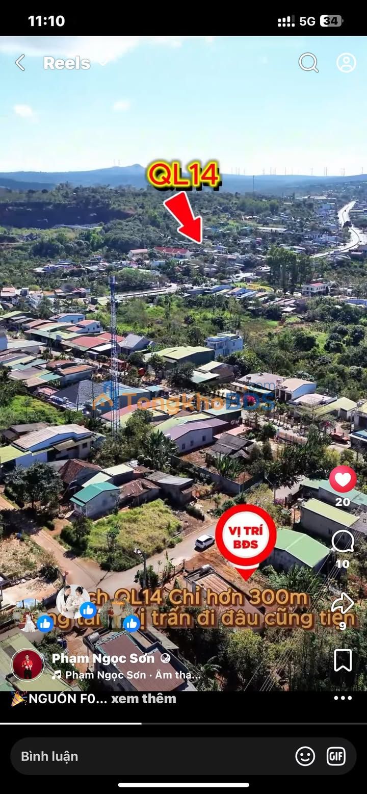 Đất nền Krông Pắc 168m² 1,1 tỷ – Sổ đỏ chính chủ