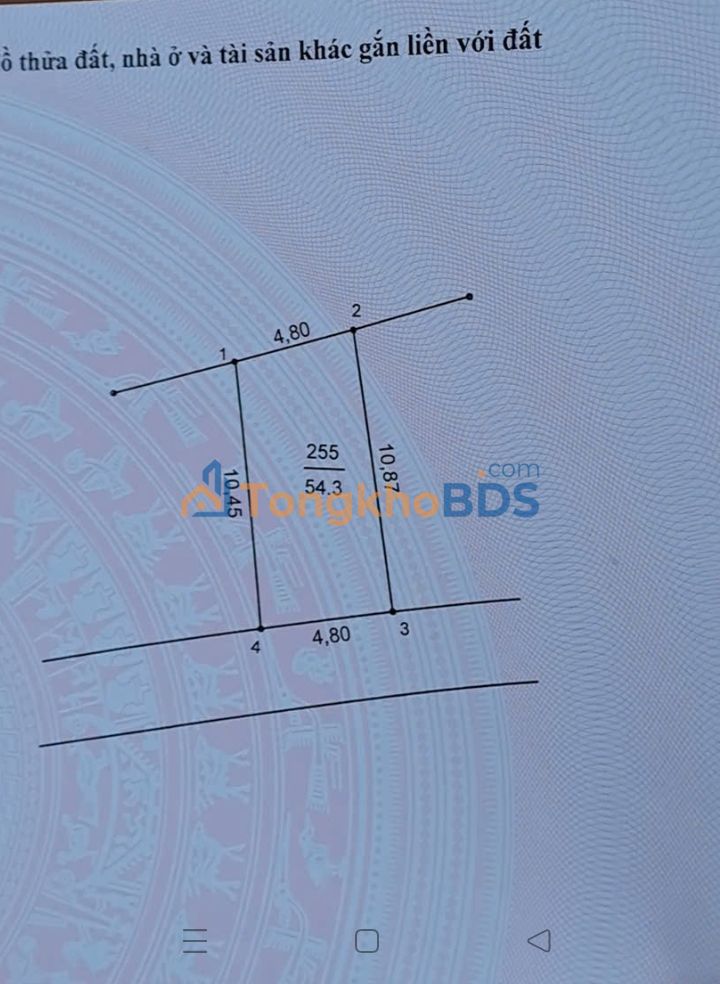 Đất nền Quất Động Thường Tín 54m2 4 tỷ - Sổ đỏ chính chủ