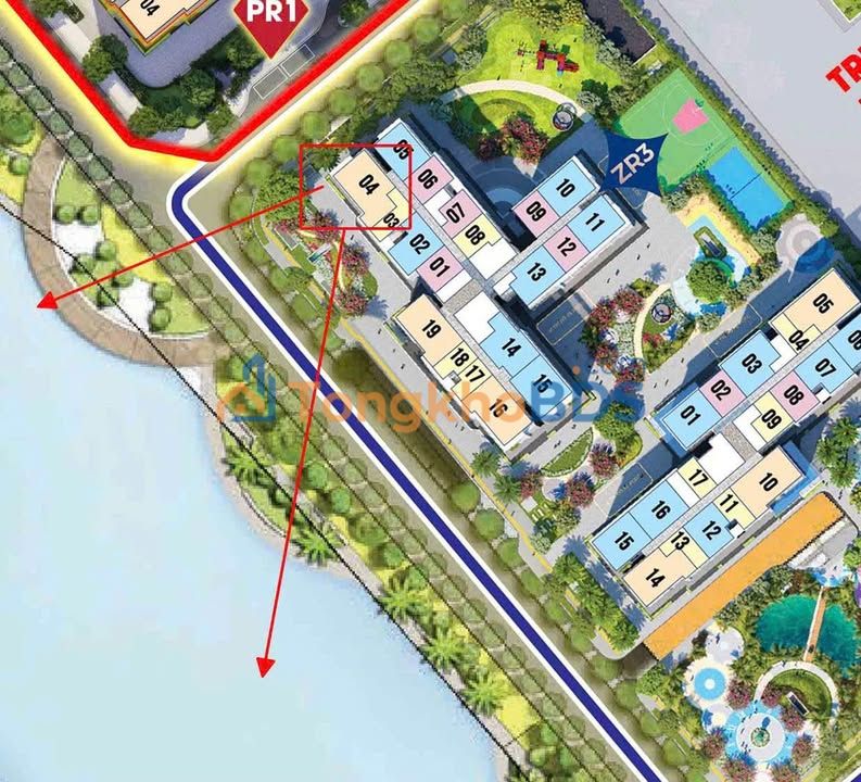 Căn hộ ZR3 Long Biên 96m² giá 7 tỷ - View đẹp