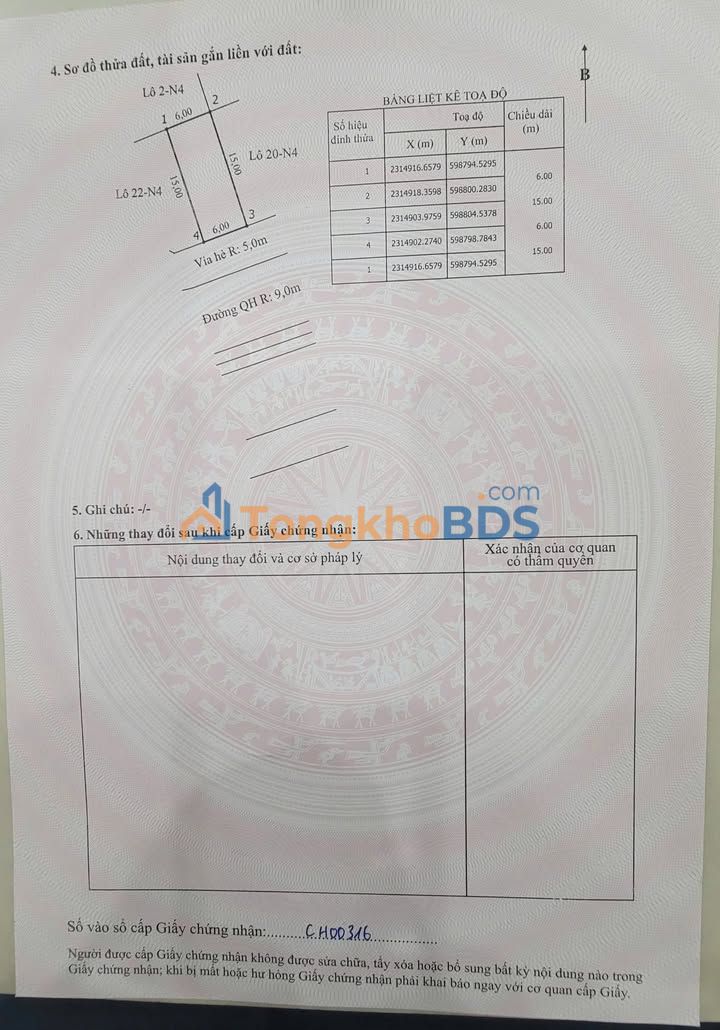 Đất An Lư Thuỷ Nguyên 90m² 4.8 tỷ - Sổ đỏ chính chủ