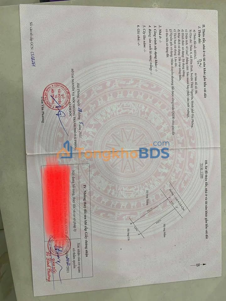 Đất nền Đại đô thị VLASTA Cát Bà 67m² giá 2 tỷ - Sổ đỏ chính chủ