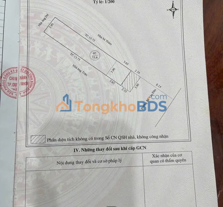 Nhà riêng Bế Văn Đàn Quy Nhơn 76m² 5.8 tỷ - Chính chủ bán