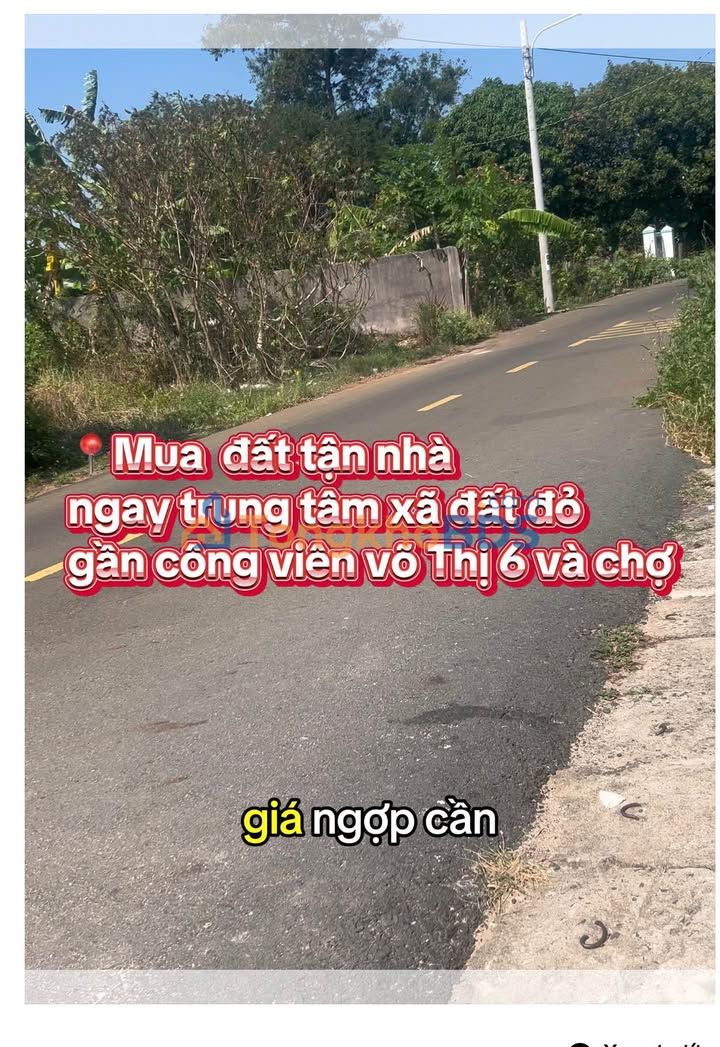 Đất nền Đất Đỏ 150m² 1.49 tỷ - Sổ đỏ chính chủ