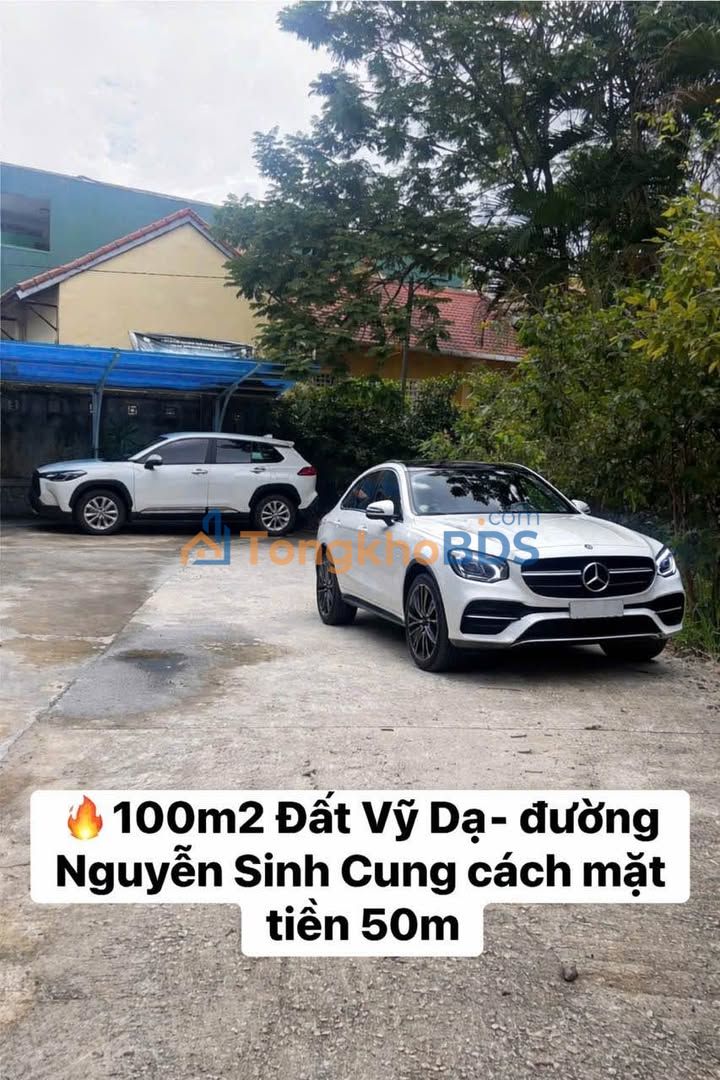 Đất nền Nguyễn Sinh Cung Vỹ Dạ 100m² - Đường ô tô vào tận kiệt