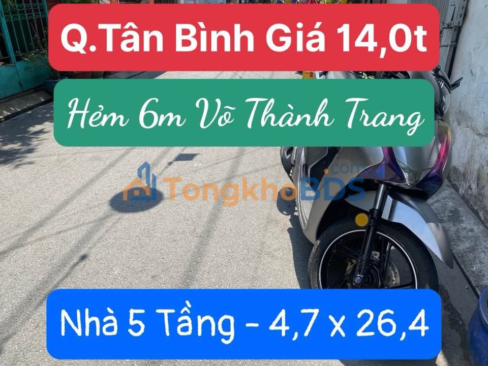 Nhà Võ Thành Trang Tân Bình 106m² 14 tỷ - Chính chủ bán