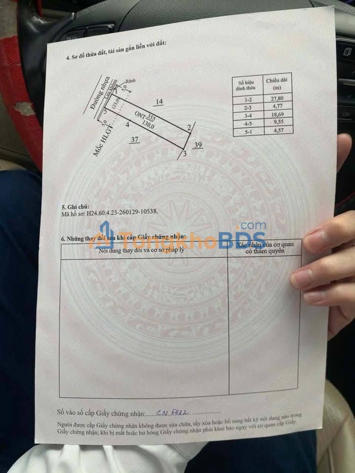 Đất nền Kim Anh, Kim Thành 130m² - Sổ đỏ chính chủ