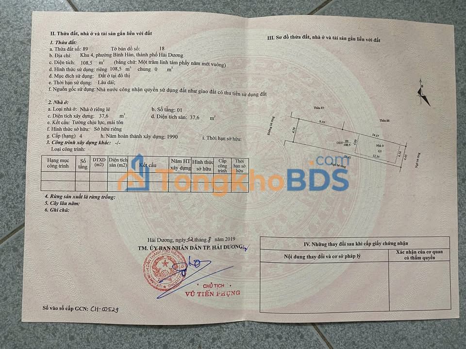 Đất nền Ngõ Cô Đông Hải Dương 108m² - Đường to ô tô