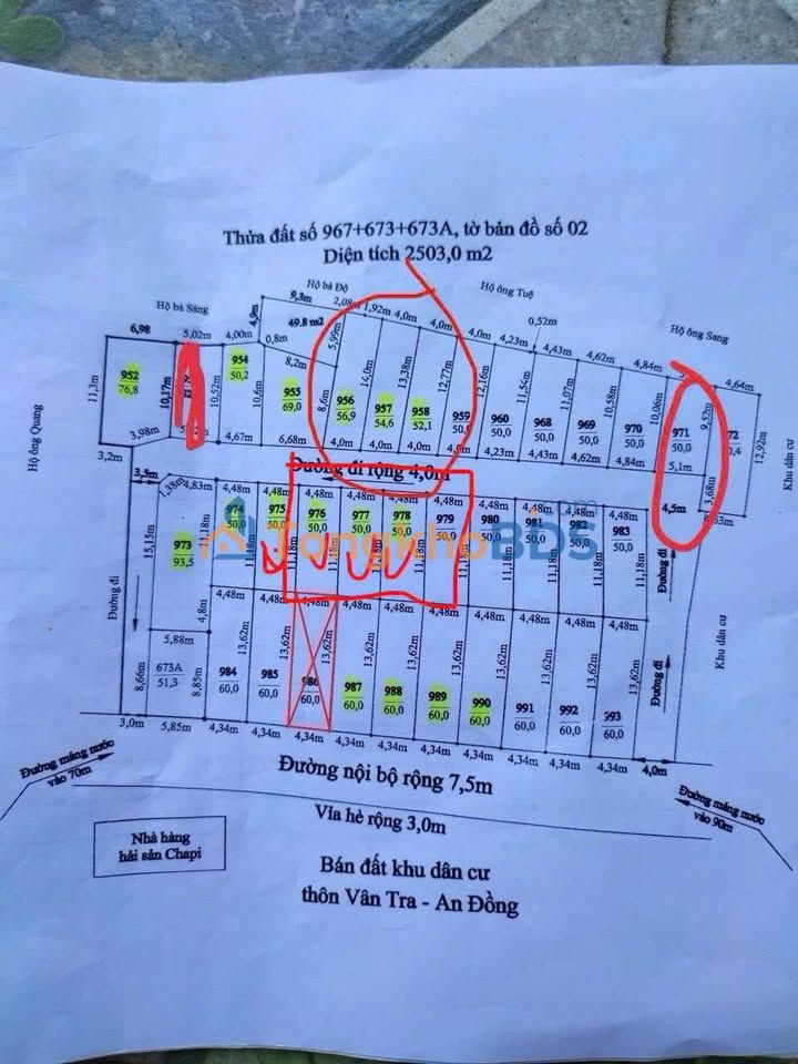 Đất nền Vân Tra An Đồng 150m² 1 tỷ - Xây dựng tự do