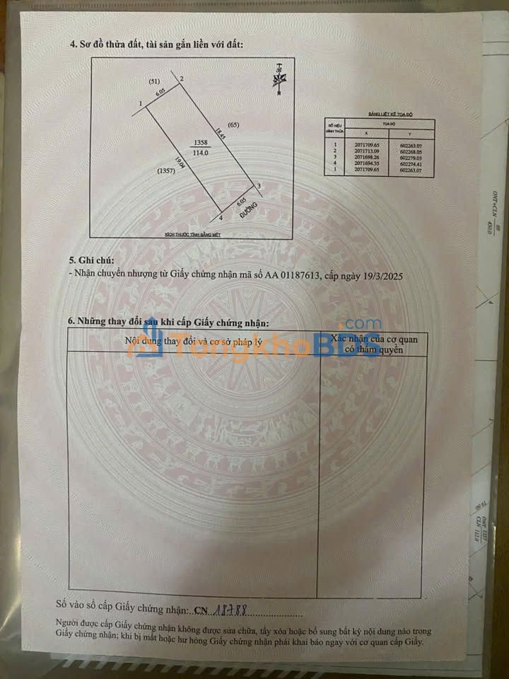 Bán đất Nghi Thái 114m² mặt tiền 6m - Gần chợ Lò Vôi, đường Lê Viết Thuật