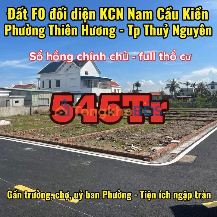 Đất nền Phường Thiên Hương 60m² giá thỏa thuận - Sổ đỏ chính chủ