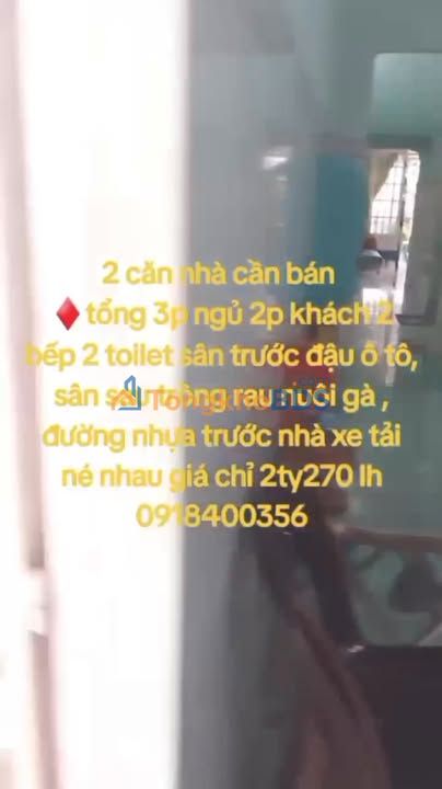 Nhà riêng Trảng Bàng 301m² giá 2,27 tỷ - Ô tô vào nhà
