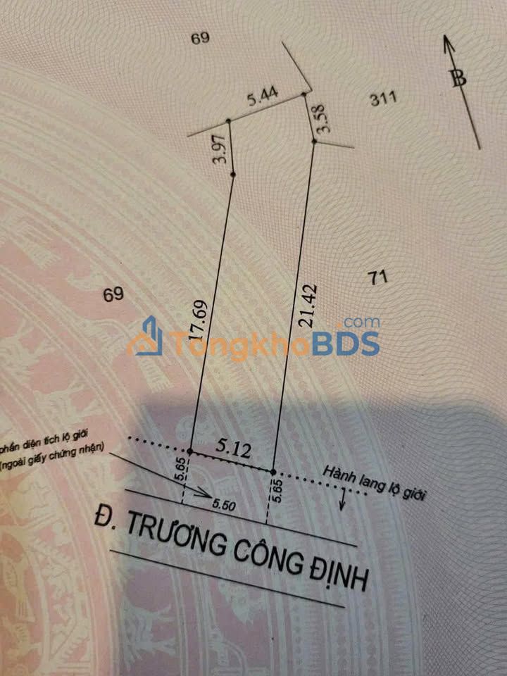 Nhà phố Trương Công Định Sóc Trăng 125m2 3 tỷ - Đầu tư sinh lời