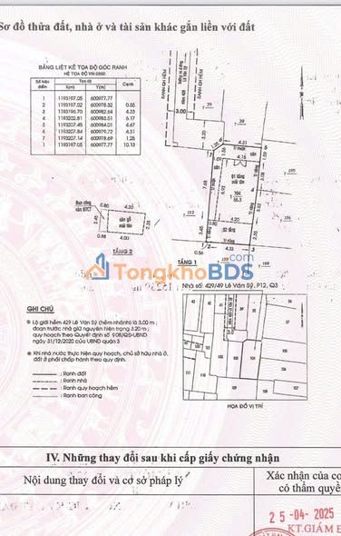 Nhà 5 tầng Lê Văn Sỹ, Q3 - 55.3m², 5PN, 8.09 tỷ