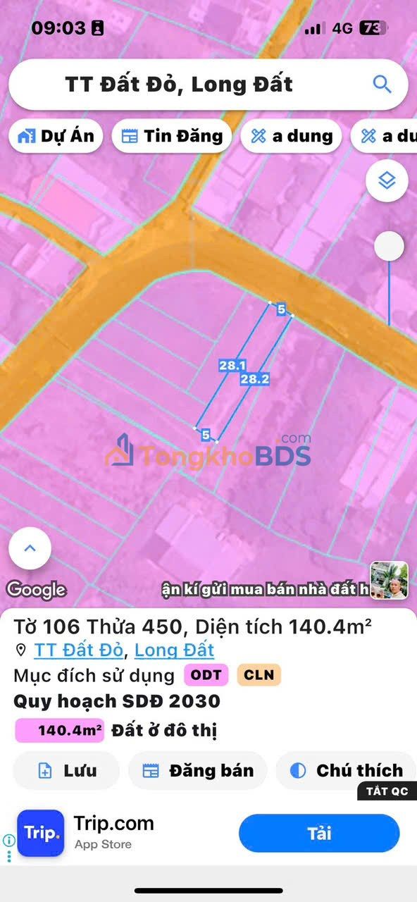 Đất nền Trịnh Hoài Đức 140m² giá 1.3 tỷ - Sổ đỏ chính chủ