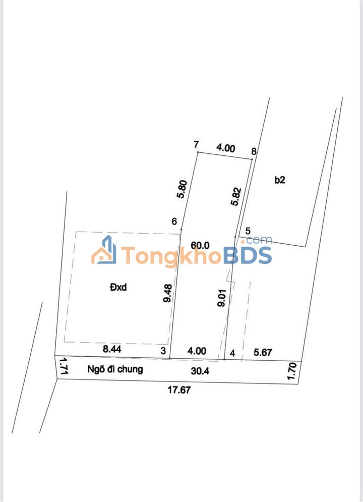 Đất Phố Đông Thiên Hoàng Mai 60m² 8 tỷ - Sổ đỏ chính chủ