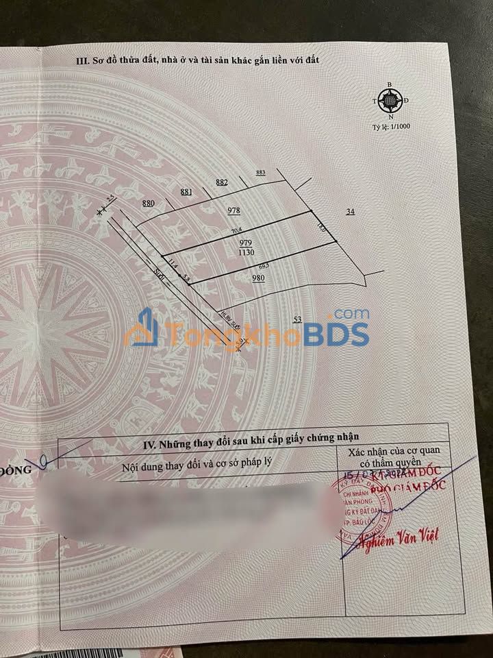 Đất nền Lộc Nga 360m² 490 triệu - Pháp lý rõ ràng