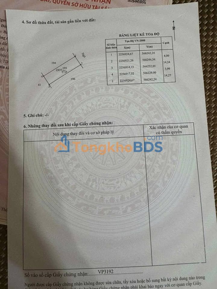 Đất nền Ngõ Mai Xá Lộc Vượng 57m² - Sổ đỏ chính chủ
