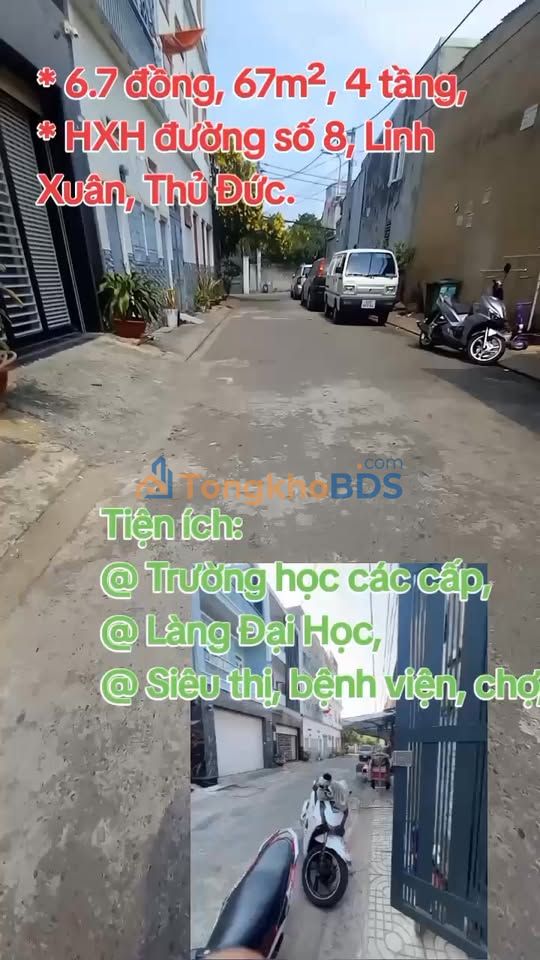 Nhà HXH Linh Xuân Thủ Đức 67m² 6.7 tỷ - Chính chủ bán