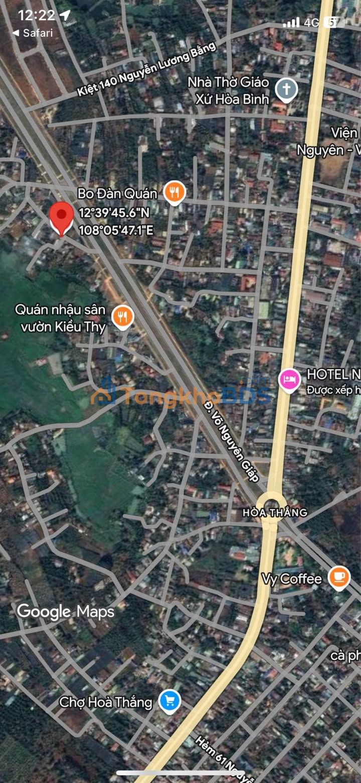 Đất nền Tân Lập Buôn Ma Thuột 345m² 4.25 tỷ - Hạ tầng hoàn thiện