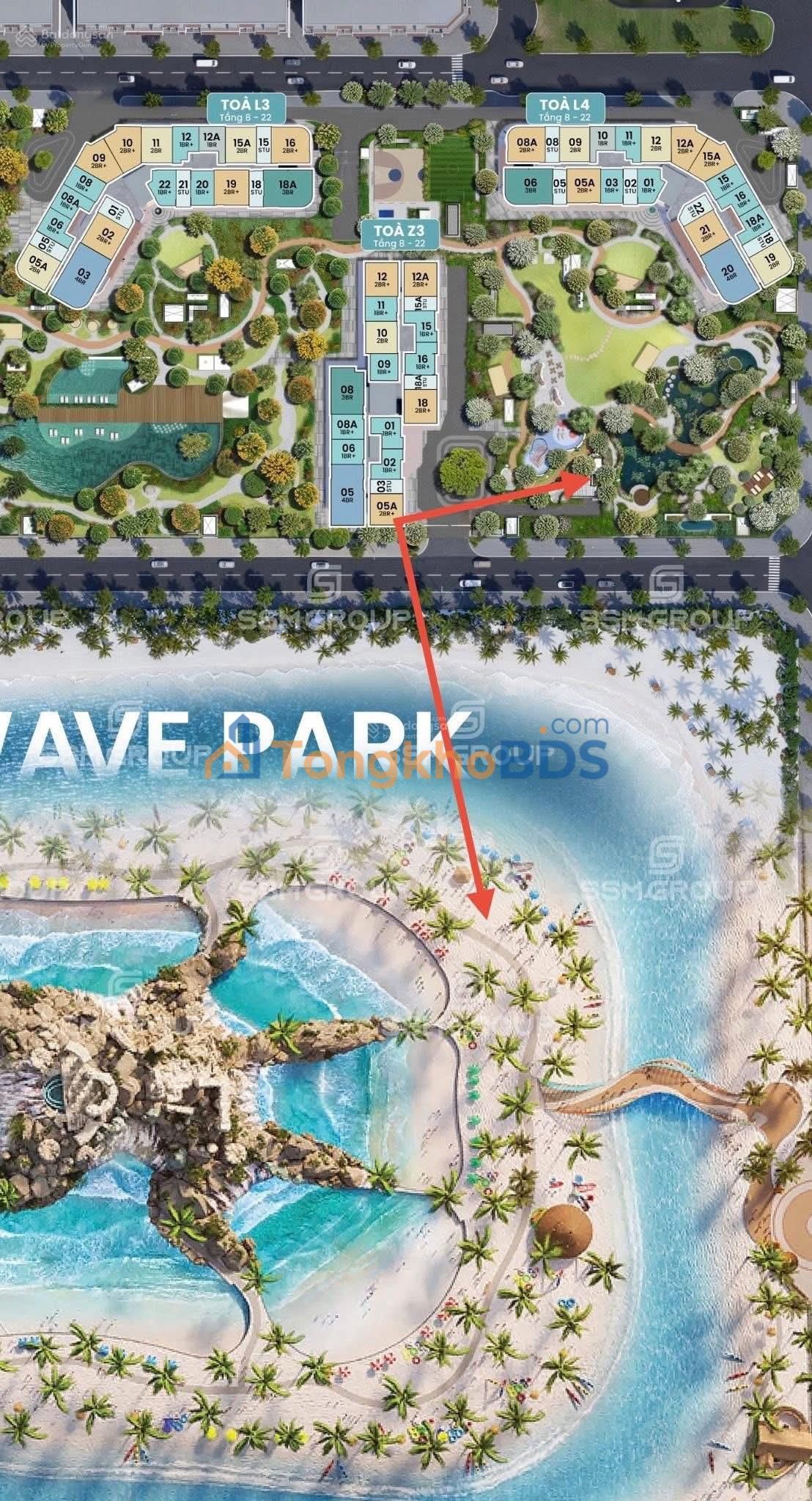 Căn hộ Masteri Grand Coast Văn Giang 71m² 4,5 tỷ - View đẹp